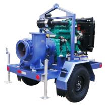 Trailer Mounted Mix Flow Diesel Engine Sludge Pump
